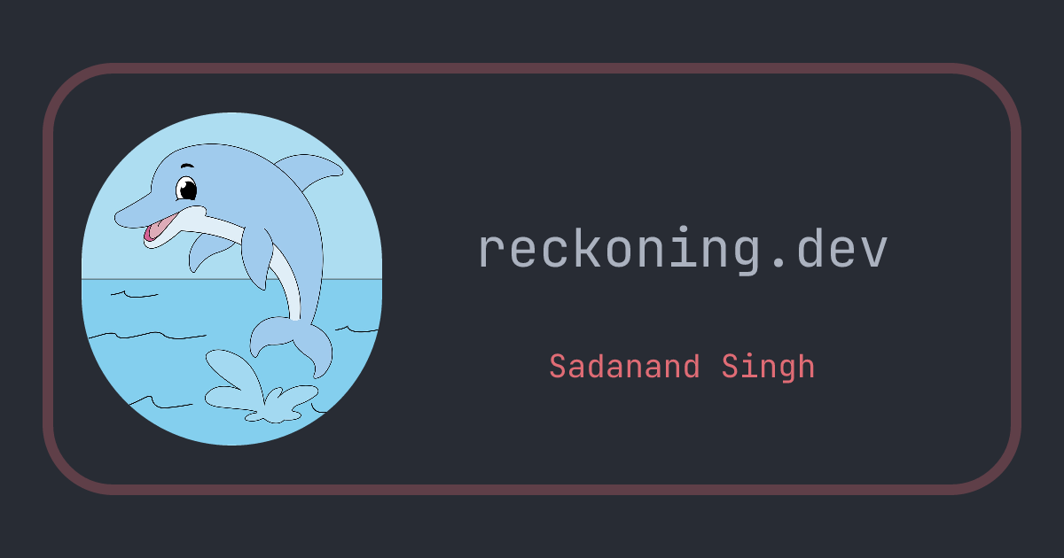 reckoning.dev image